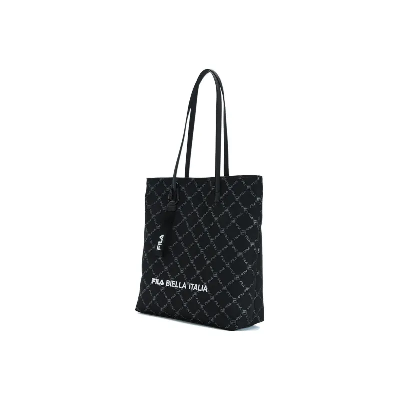 FILA Fabric PU Shoulder Bag Extra Small Women's Black-1