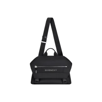 Givenchy Nylon Messenger Bag, Shoulder Bag, Crossbody Bag Men's Black