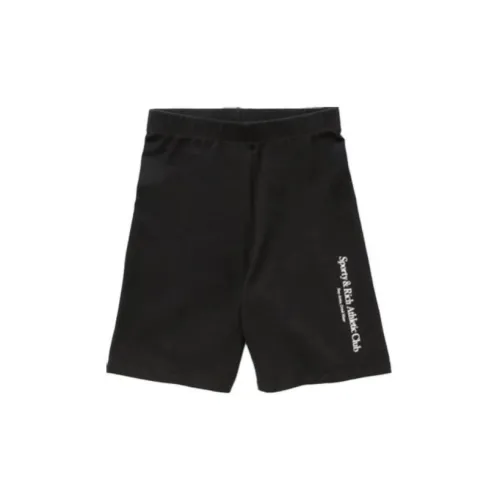 SPORTY & RICH Logo-print Cycling Shorts