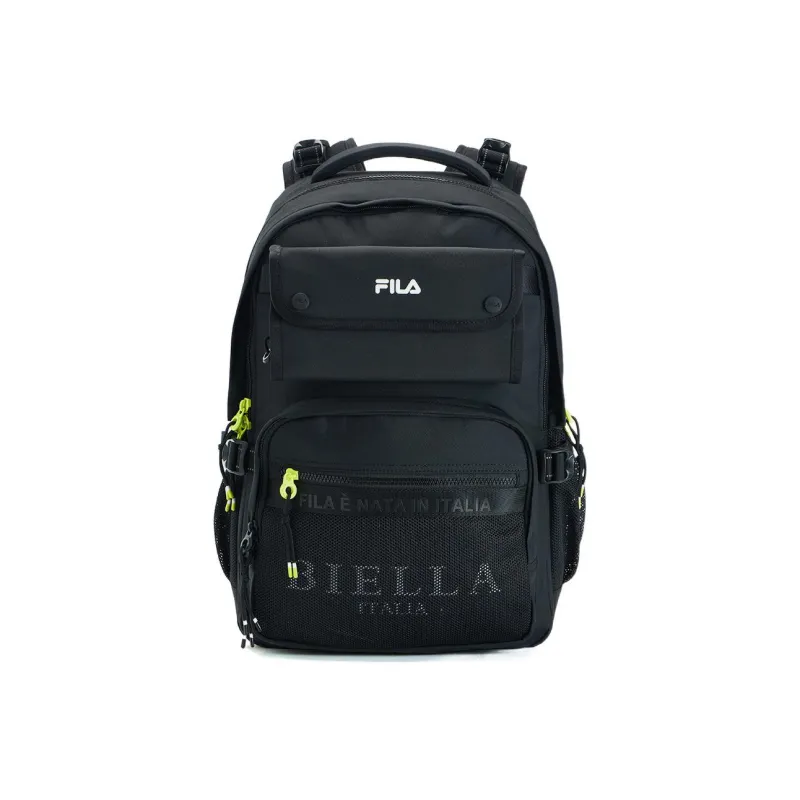 FILA Large Capacity Backpack Small Size Men's Black-0