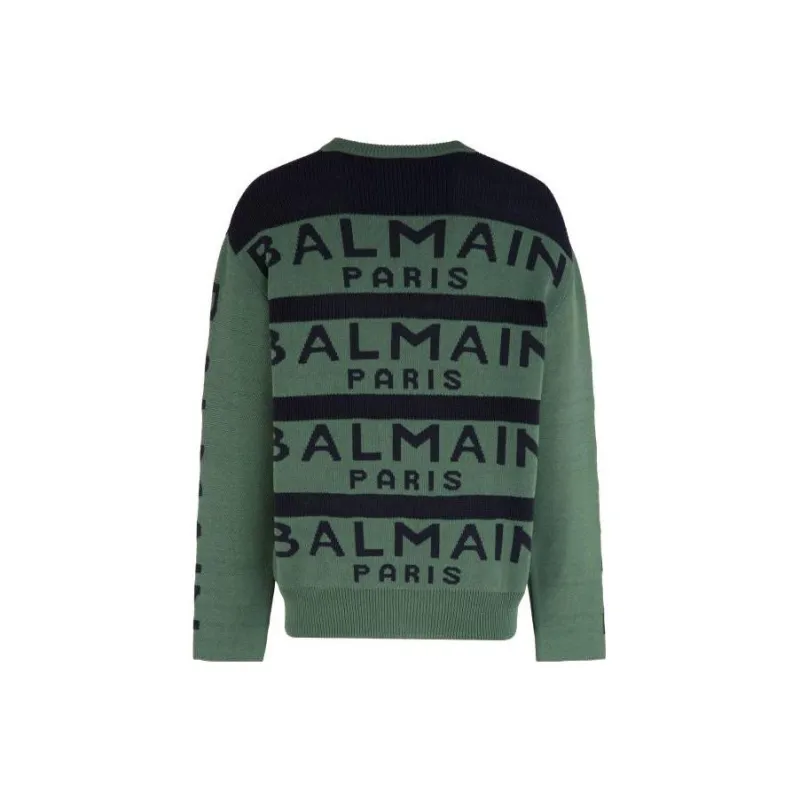 BALMAIN Sweaters Men Green-1