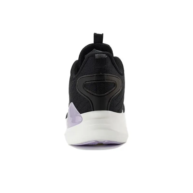 PEAK Cushioning Anti Slip And Wear Resistant Low Top Running Shoes Women's Black Purple-3