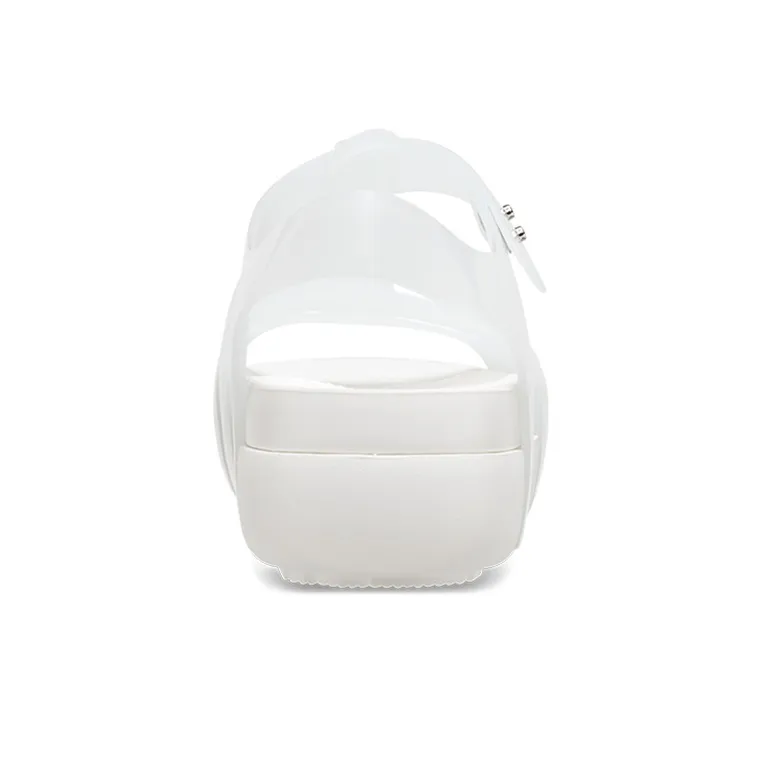 Crocs Splash Glossy Fisherman Sandal 'White' Women's-4