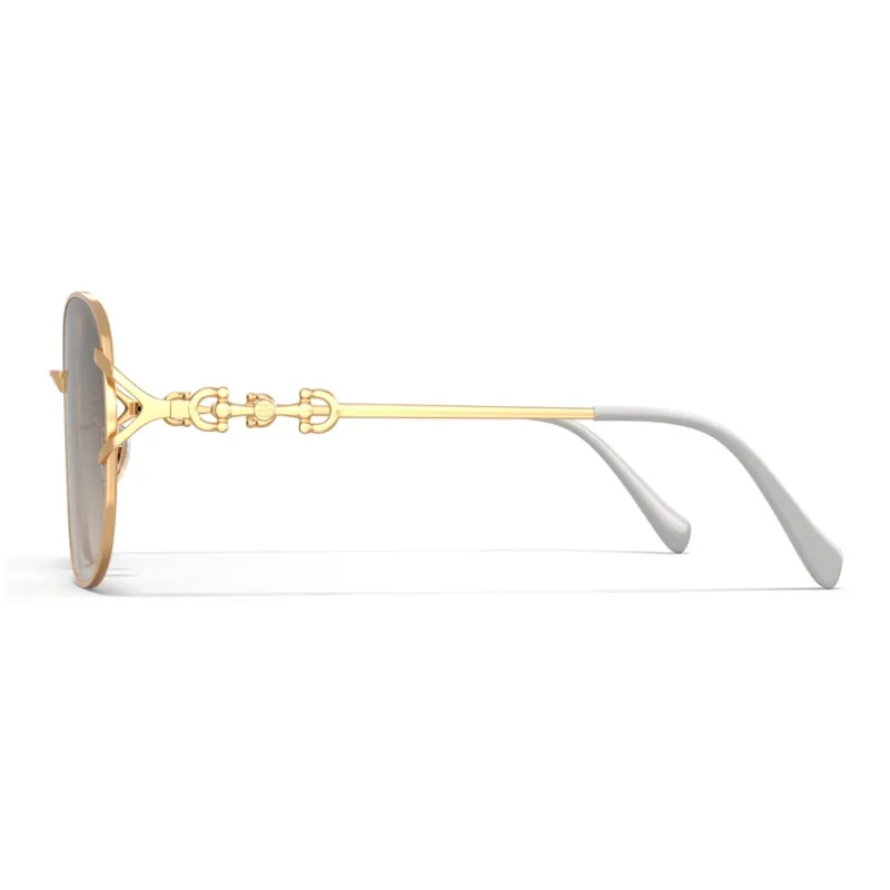 PARZIN Round Sunglasses Women's Metal Frame-9