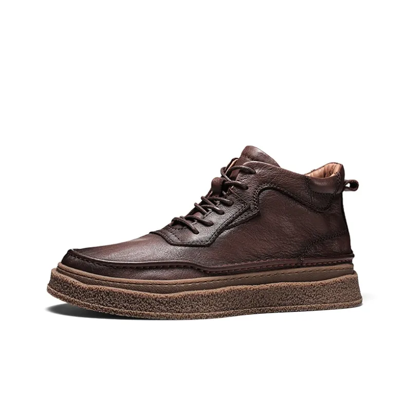 Hautton Jeans Casual Shoes Men's Brown-0
