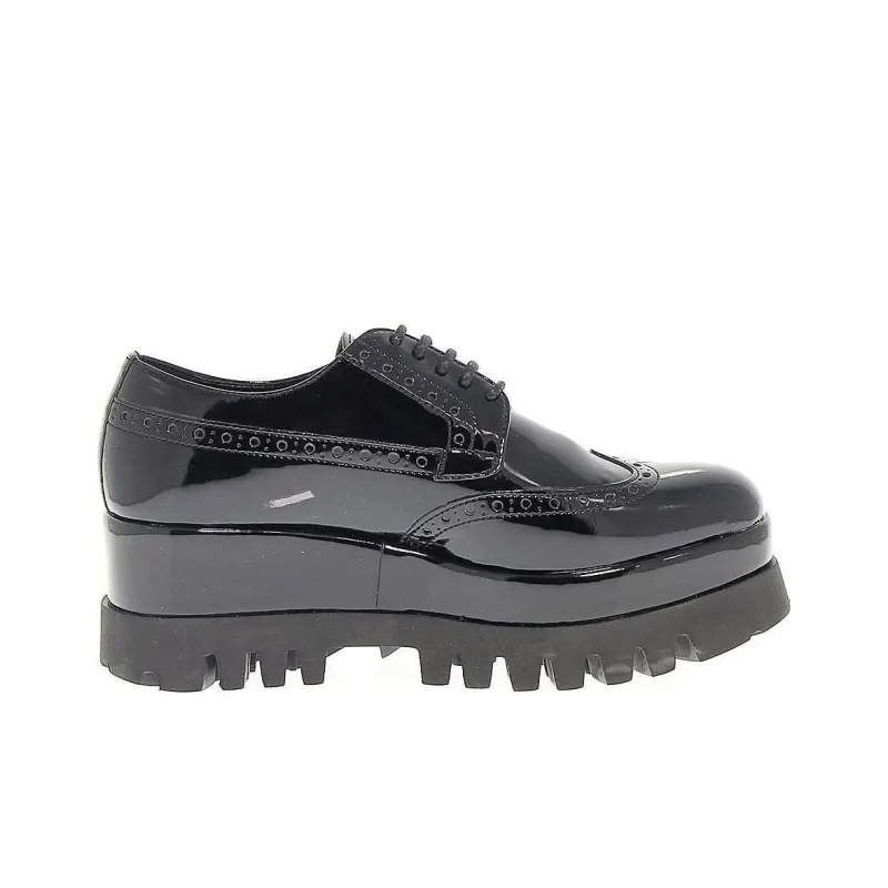 CULT GAIA Platform Loafers Women's Black-1