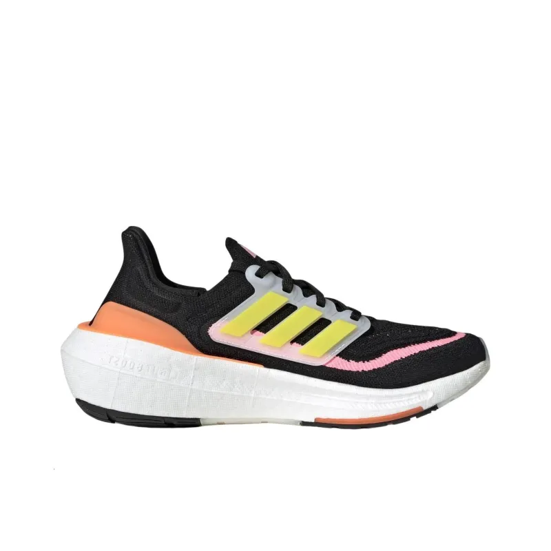 Adidas Ultra Boost Light Core Black Bright Yellow Cloud White Women's-1
