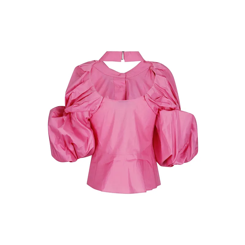 Jacquemus La Chemise Maraca Puffed Sleeve Shirt-1