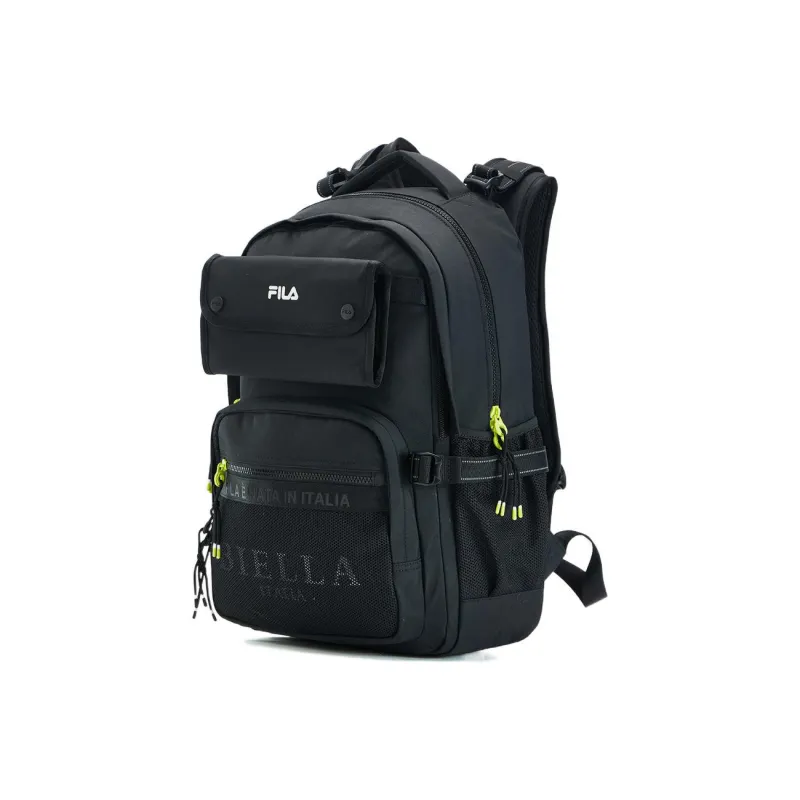 FILA Large Capacity Backpack Small Size Men's Black-1