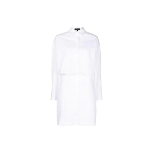 THEORY Long-Sleeved Dresses Women's White