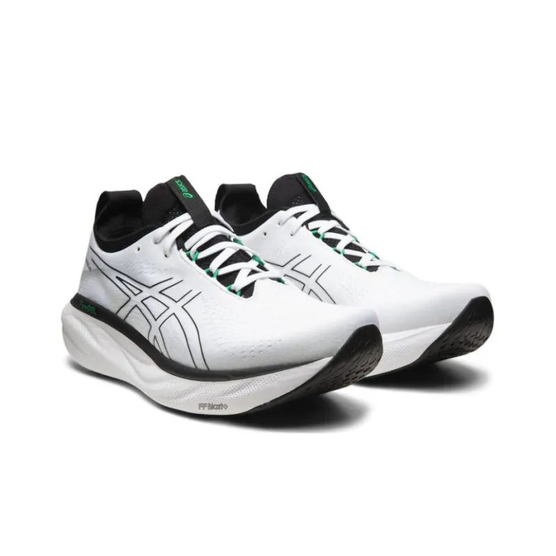 Asics Gel Nimbus 25 White Black-2