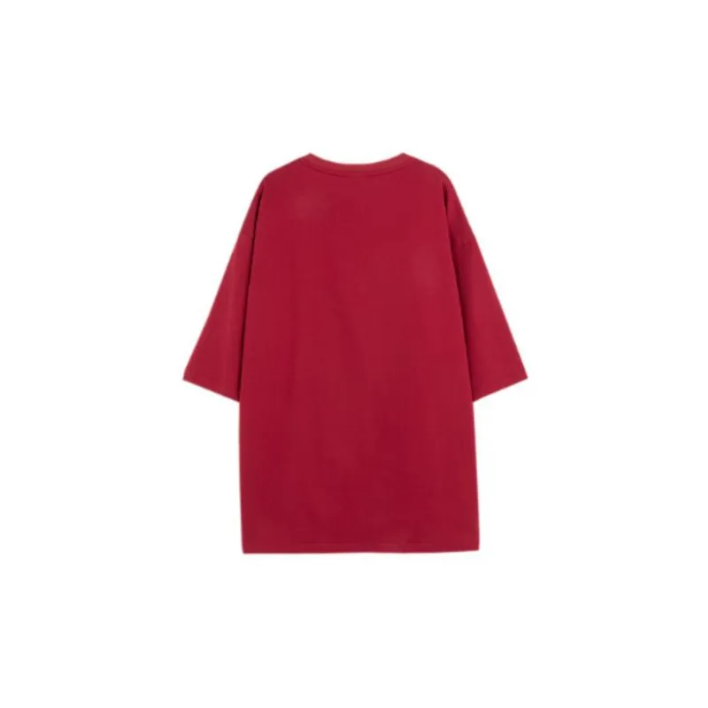 B.Duck T Shirts Women's Burgundy-1