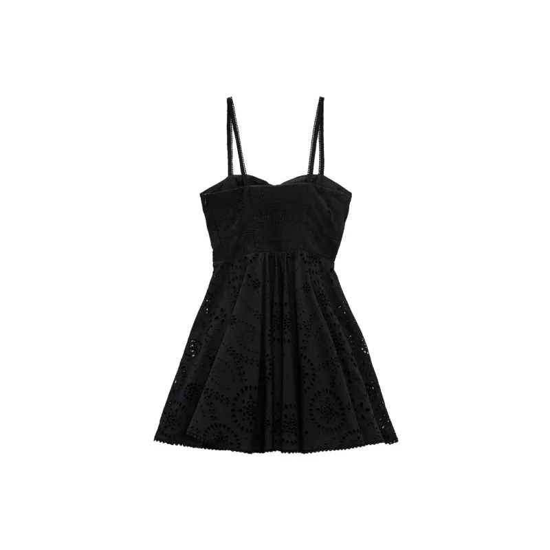 ZARA Slip Dresses Women's Black-1