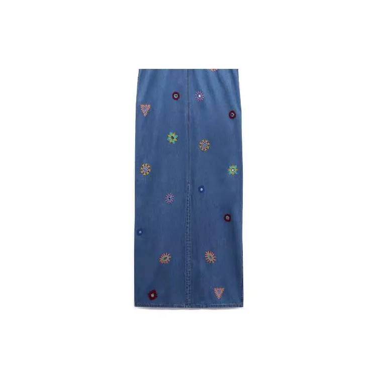 ZARA Sleeveless Dresses Women's Blue-1