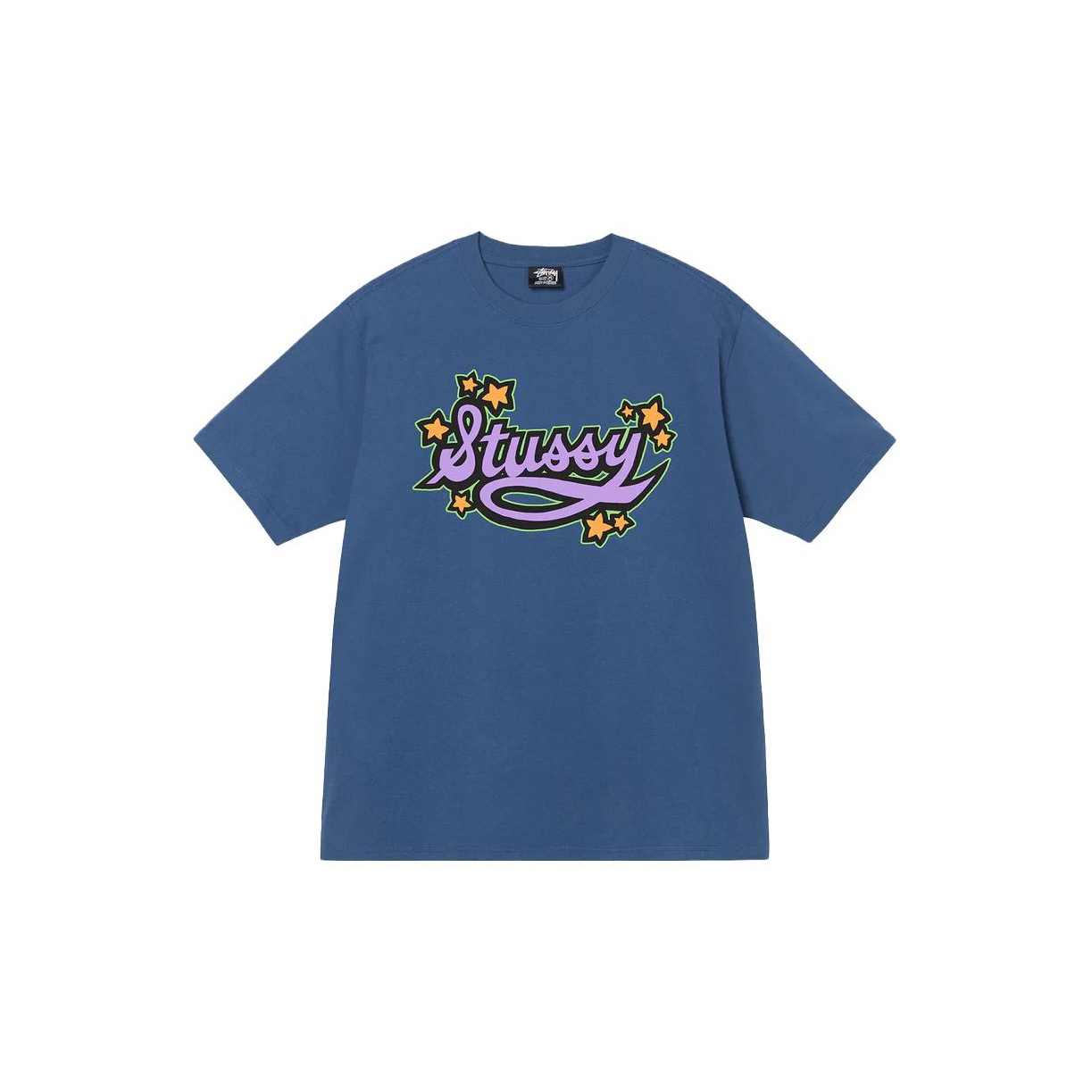 Stussy Star Script Tee Black XL - POIZON