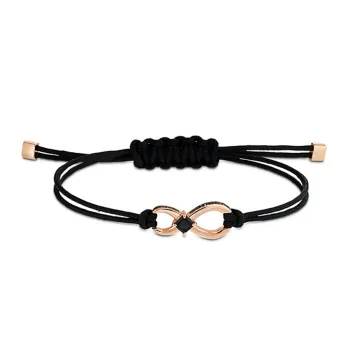 Swarovski Faux Crystal Stone Bracelets Unisex Black