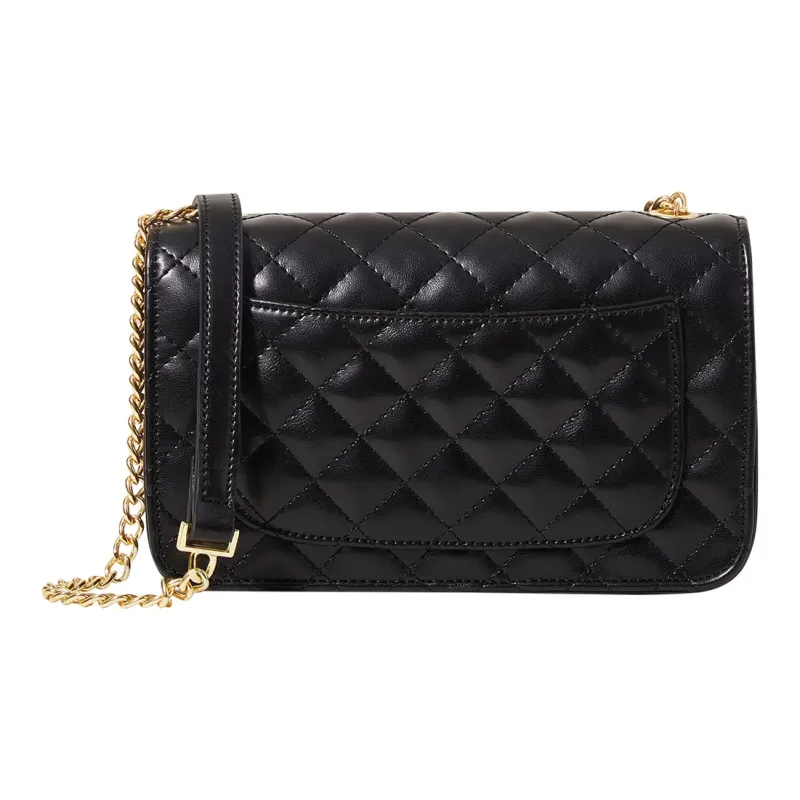 Miffy PU Small Square Bag Shoulder Bag Women's Ecru/Pink/Black-13