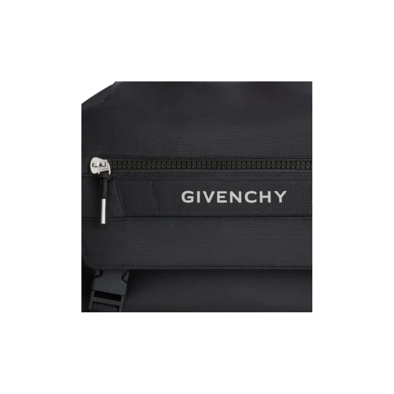 Givenchy Nylon Messenger Bag, Shoulder Bag, Crossbody Bag Men's Black-4