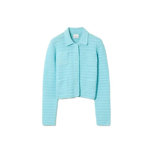 Burberry Crochet Jacket Blue