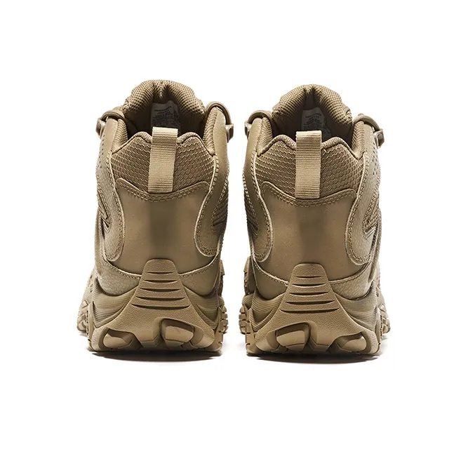 MERRELL MOAB 3 Tactical Mid WP Slip Resistant Waterproof And Breathable Mid Top Outdoor Shoes Men's Brown-4