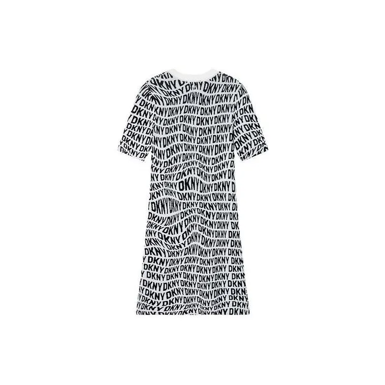 DKNY Short-Sleeved Dresses Women's White-1