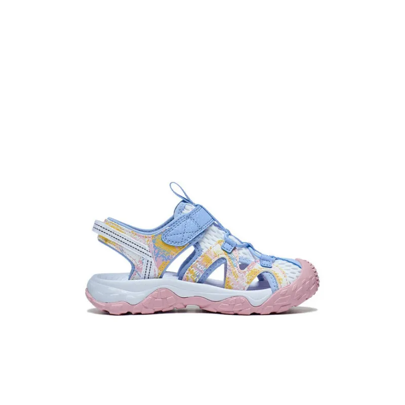 LINING YOUNG Trek 1.5 Rebound Lightweight Cushioning Slip-Resistant Children's Sandals New Aurora Blue Kids'-1
