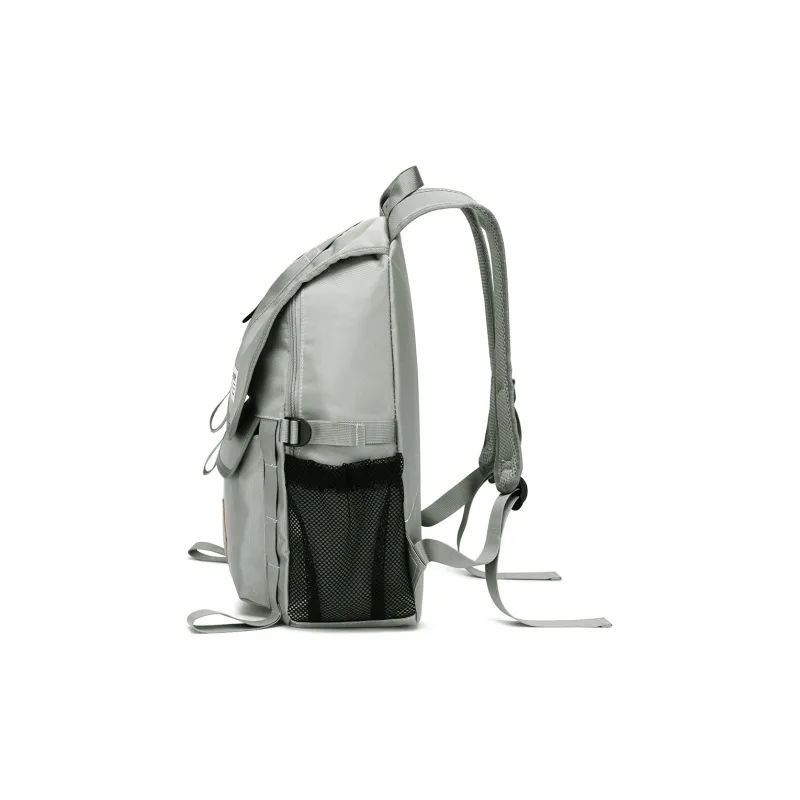 NOMK Oxford Cloth Canvas Travel Bag Handbag Laptop Bag Backpack Regular Unisex Black-8