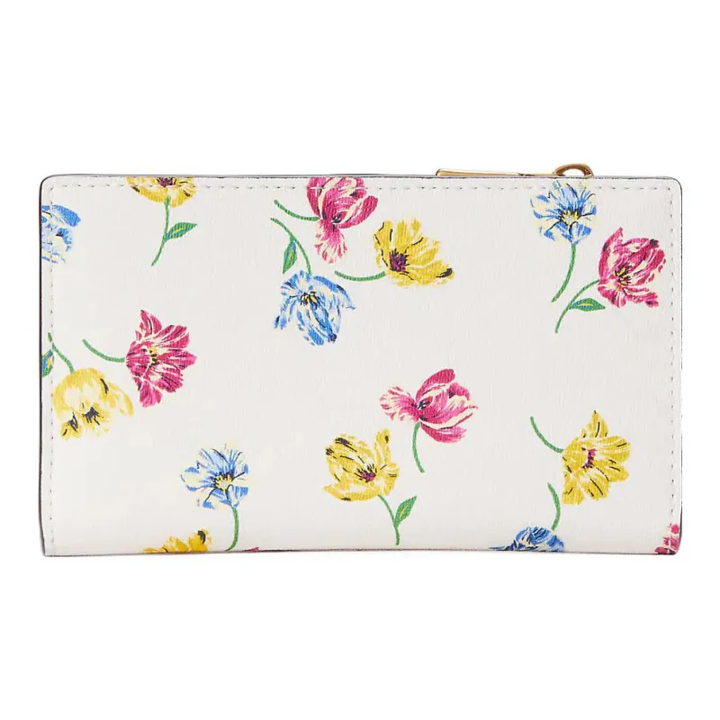 Kate Spade Leather Trim Coin Purses Wallets Small Size Women's Cream White-2