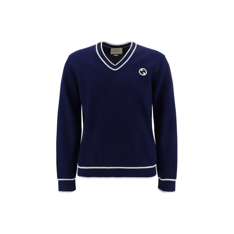 GUCCI Logo patch Cotton wool Sweatshirt-7
