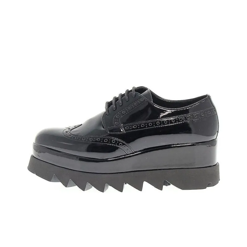 CULT GAIA Platform Loafers Women's Black-0