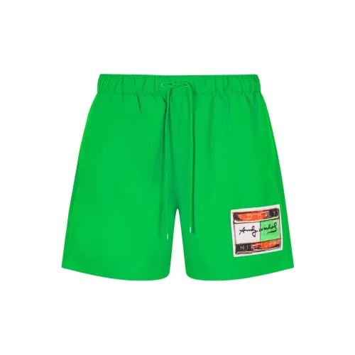 Tommy Hilfiger X ANDY WARHOL CO-BRAND Sports Shorts Unisex Grass Green