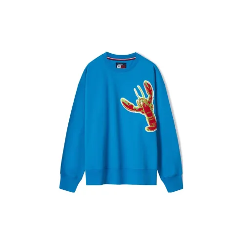 Tommy Hilfiger X ANDY WARHOL CO-BRAND Sweatshirts Unisex Bright Blue