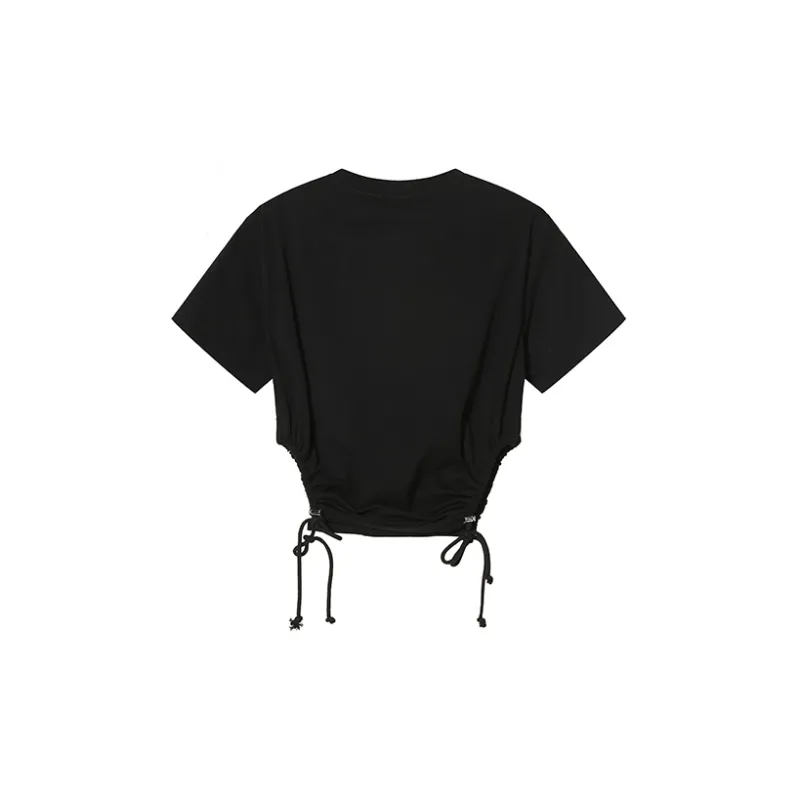 TCH T Shirts Women's Black With Silver Logo-1