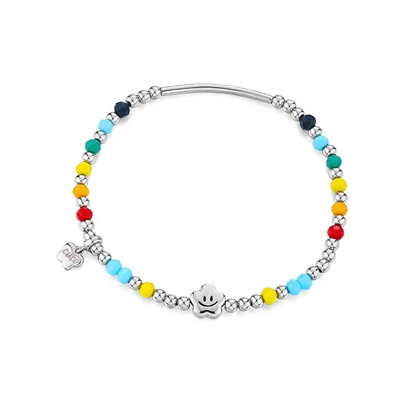 KADER 925 Sterling Silver Synthetic Cubic Zirconia/Rhinestone Bracelets Women's Macron Color-0