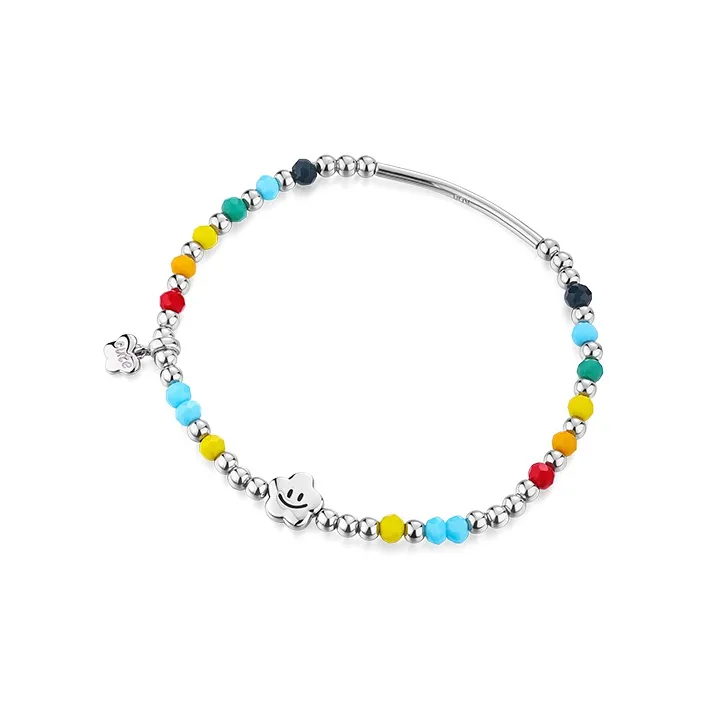 KADER 925 Sterling Silver Synthetic Cubic Zirconia/Rhinestone Bracelets Women's Macron Color-2