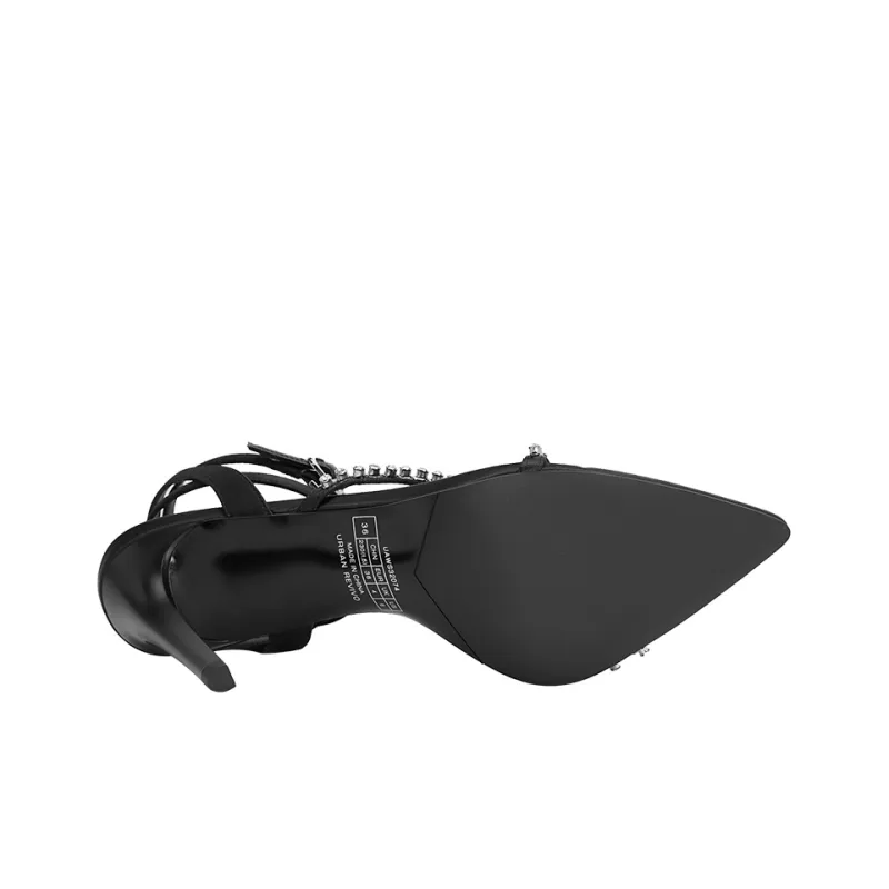 URBAN REVIVO Stylish Sandals Women's Black-3