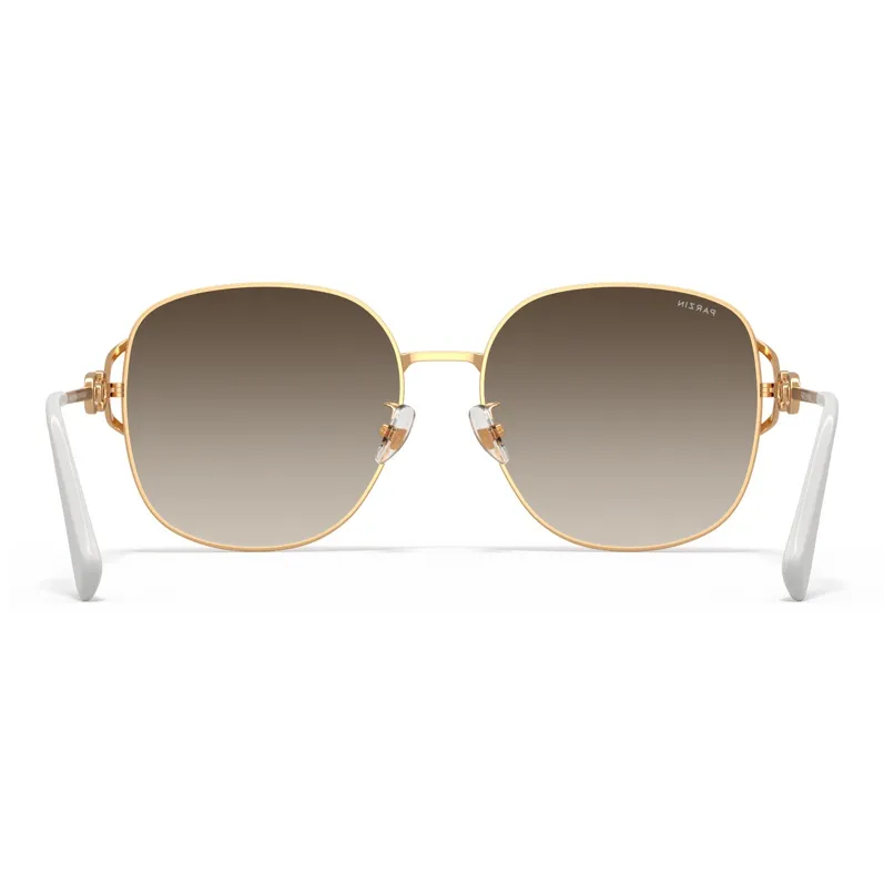 PARZIN Round Sunglasses Women's Metal Frame-7