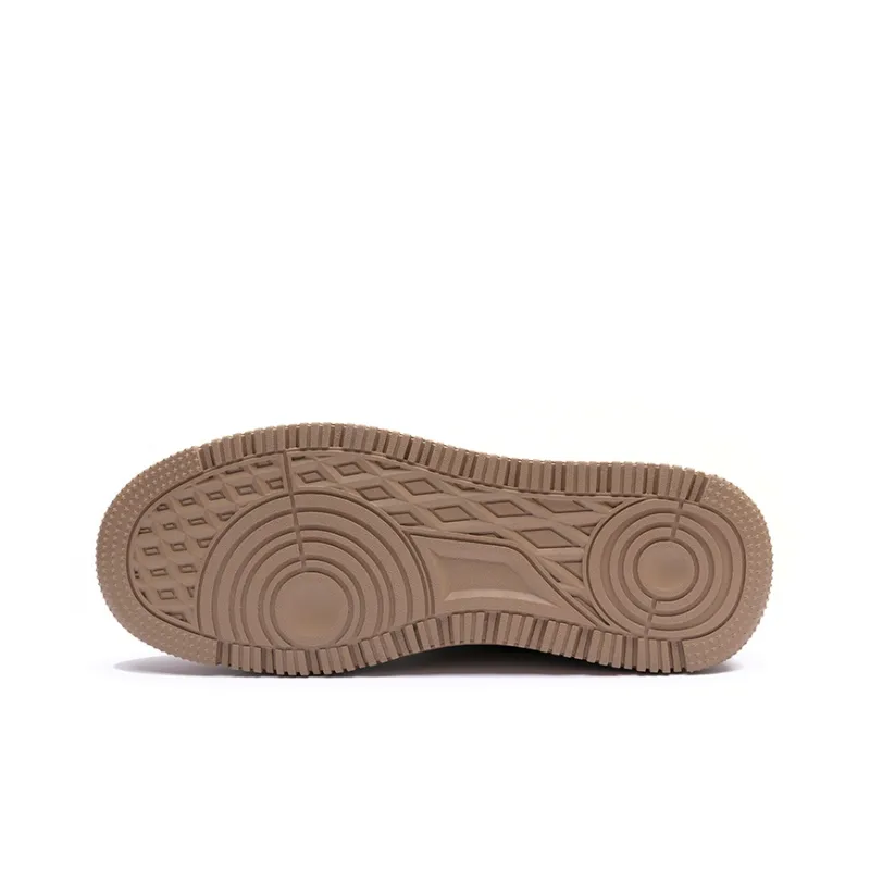 Seattle Palm Stylish Skateboarding Shoes Unisex Brown-5