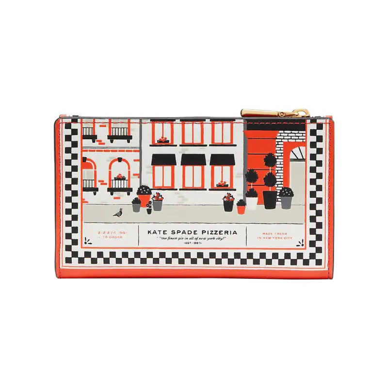 Kate Spade Leather Coin Purses Wallets Small Size Women's Bright Red-1