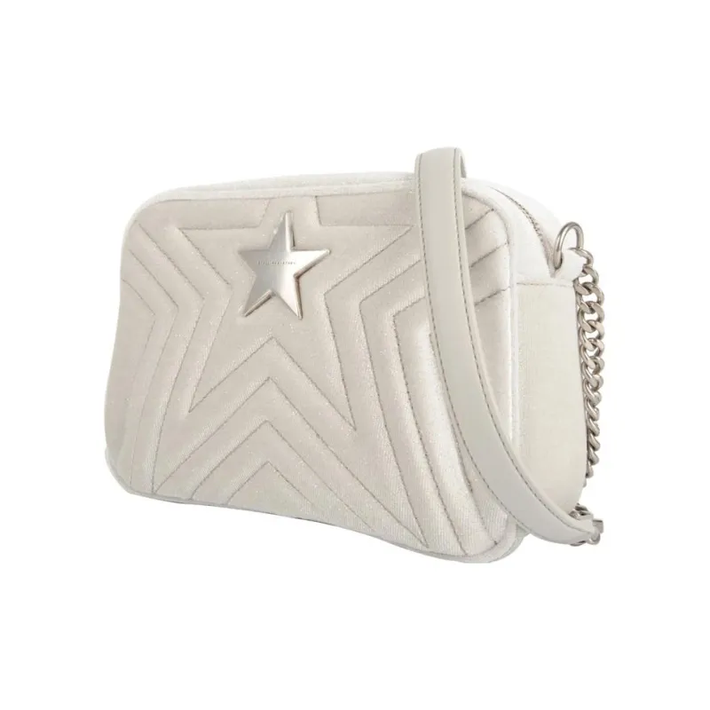 Stella McCartney Leather Camera Bags Crossbody Bag Shoulder Bag Women's Ivory-1