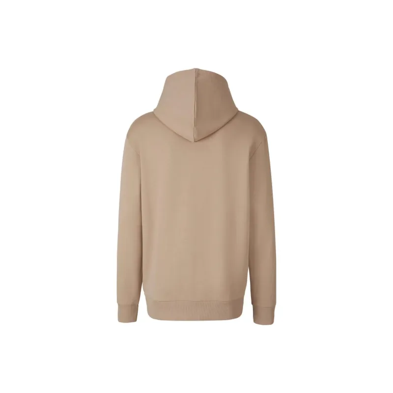 BALMAIN Logo Embossed Drawstring Hoodie-1