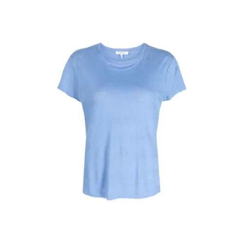 FRAME T-Shirts Women's Cornflower Blue