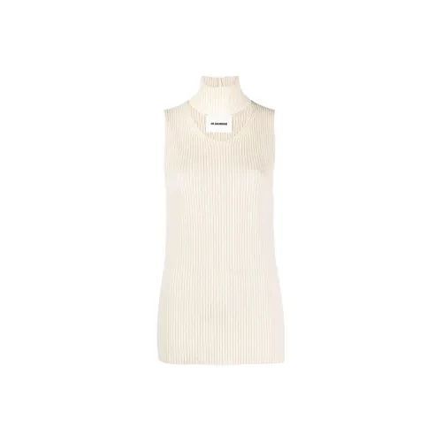 JIL SANDER Cut-out Knitted Sweater Vest