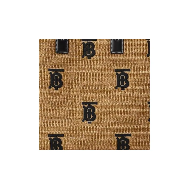 Burberry Medium Freya Tote Natural/Black-4