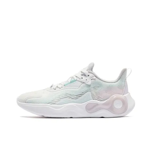 QIAODAN Casual Shoes Women's Low-Top Jordan White/Light Purple