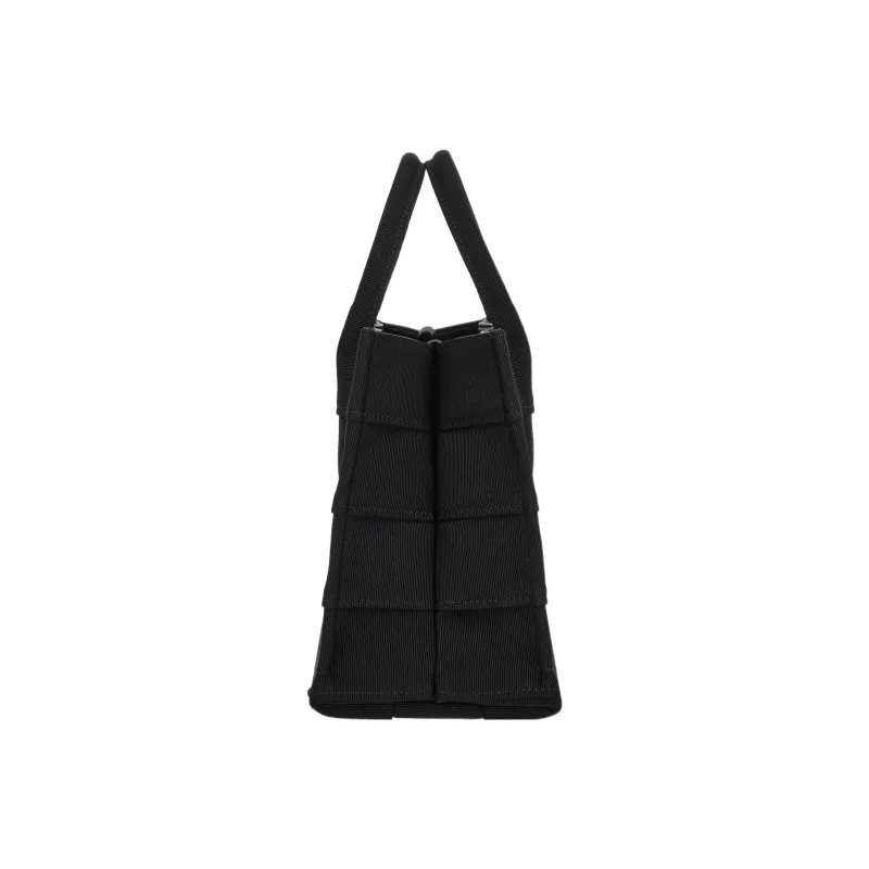 FERRAGAMO Satin Tote Bag, Shopping Bag, Handbag Trumpets Women's Black-1