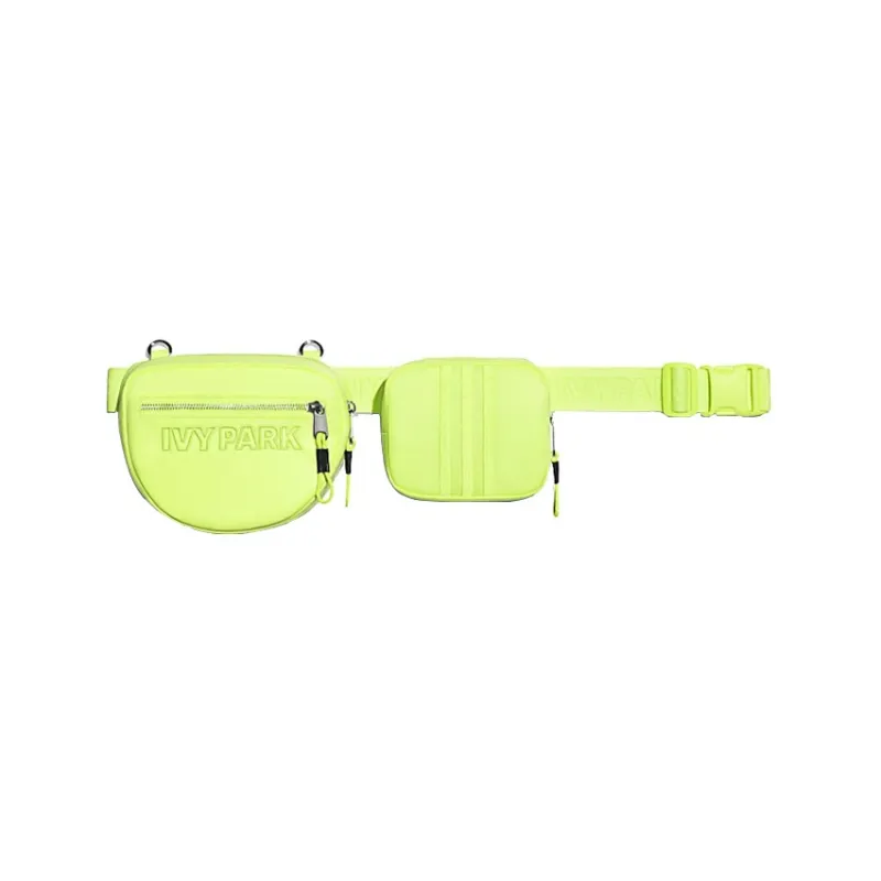 Adidas IVY PARK Collaboration Sling Bags One Shoulder Crossbody Fanny Pack Unisex Yellow-0