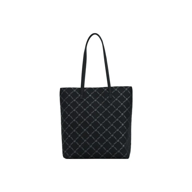 FILA Fabric PU Shoulder Bag Extra Small Women's Black-2