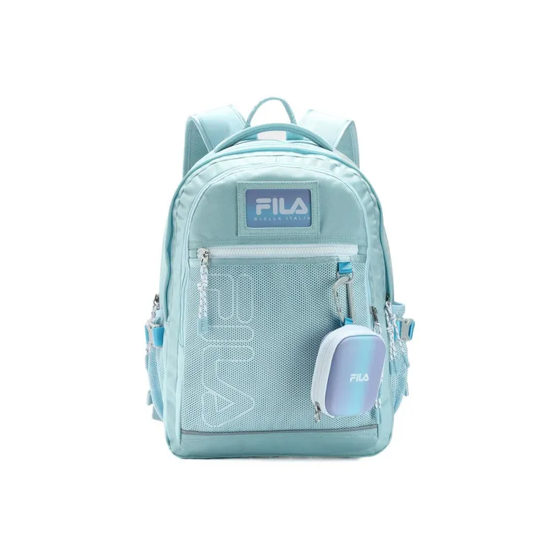 FILA Fabric Backpack Small Size Women's Blue-0