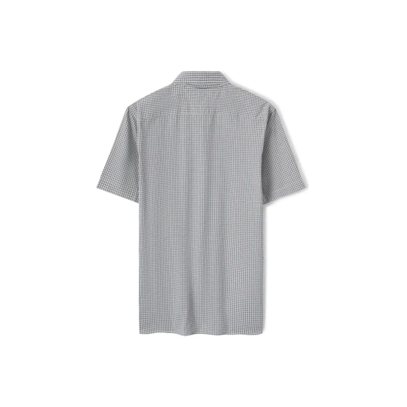 Tommy Hilfiger Shirt Men's Gray Plaid-1